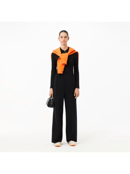 Поло Lacoste черное
