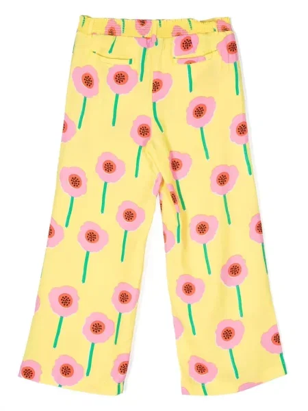 Dětské kalhoty Stella Mccartney žluté
