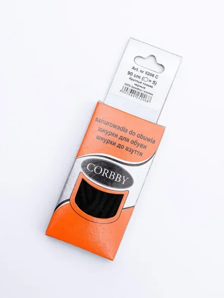 Pantofi Corbby cu șireturi negru