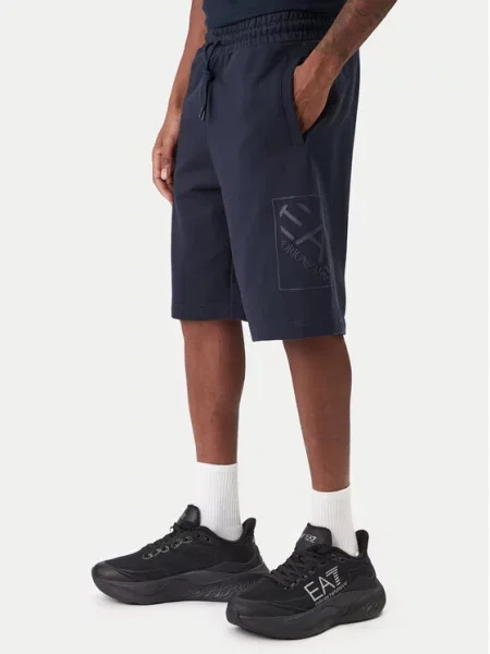 Emporio Armani Pantaloni scurți sport Bleumarin