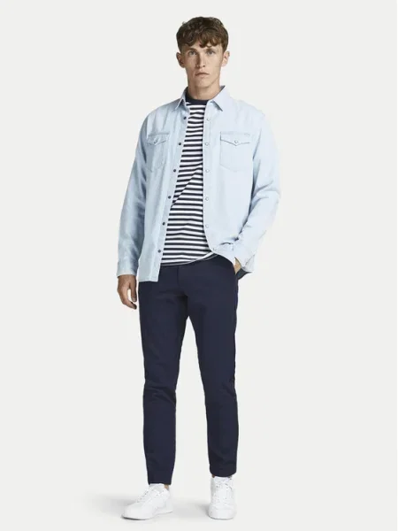 Jack&Jones Чино панталони Marco Тъмносин