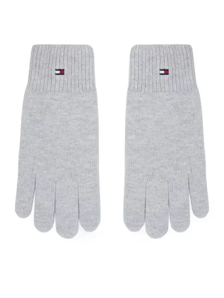 Tommy Hilfiger Rękawiczki Flag jasny szary
