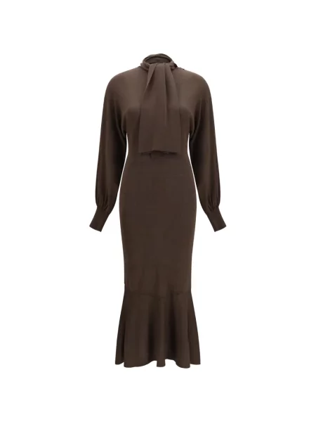Rochie Jacquemus tricotate maro