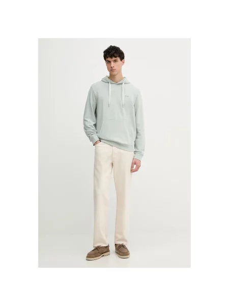 Bluza z kapturem Guess z kapturem zielona