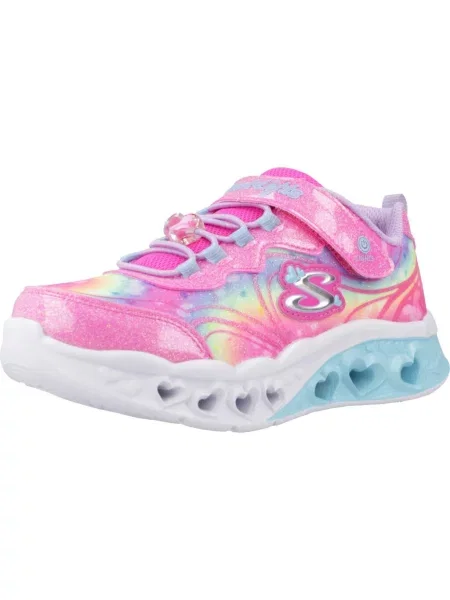Buty sportowe Sneakersy dziewczęce Flutter Heart Lights-Groovy Swirl różowe