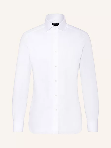 Zegna Koszula Trofeo™ Extra Slim Fit weiss biała
