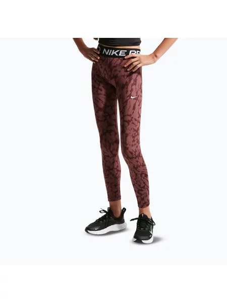Gyerek leggingsek Nike Pro Mystic Dates/White. Méret: fehér