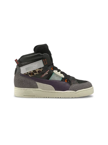 Pantofi Puma cu blană negru