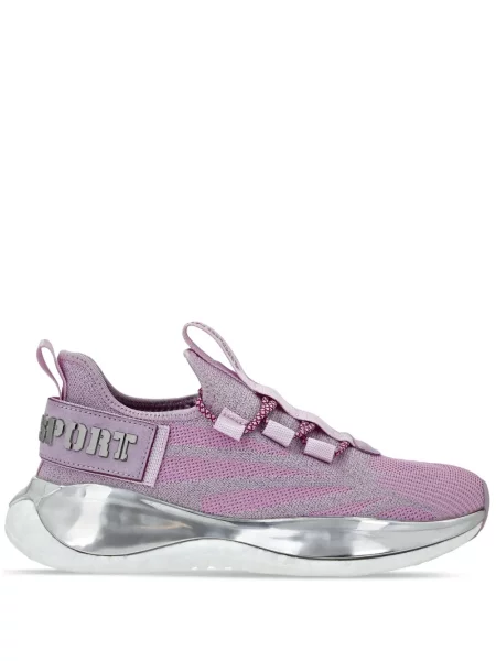 Sneakerși Plein Sport cu dungi de tigru violet