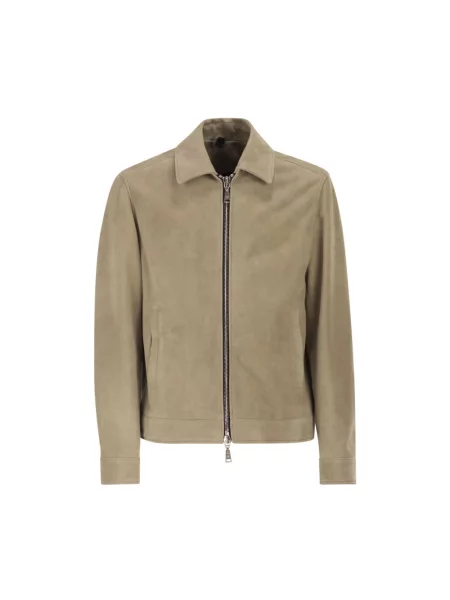 Kurtka skórzana Tagliatore beżowa