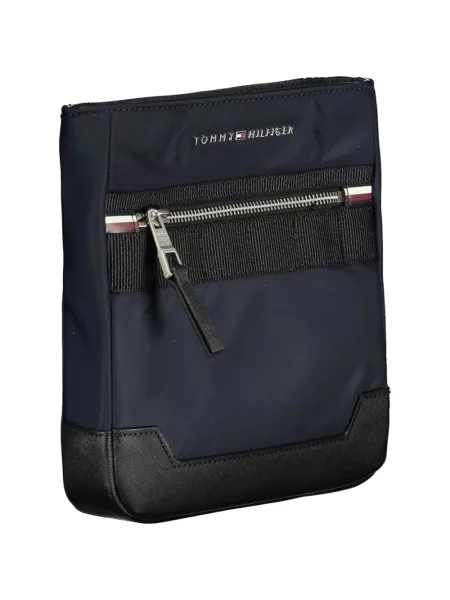 Crossbody torba Tommy Hilfiger s autogramom plava