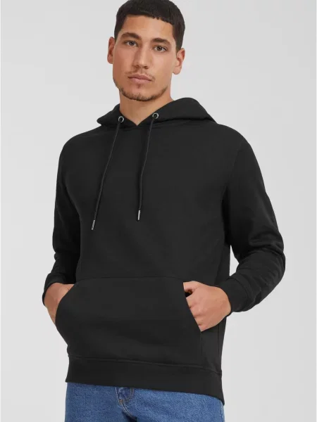 Суичър с качулка Urban Classics черно