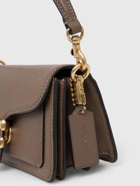 Кожаная сумка Coach