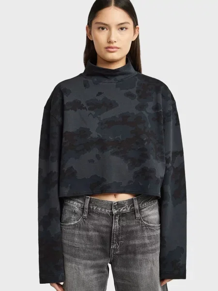 Камуфляжна водолазка G-star Raw синя