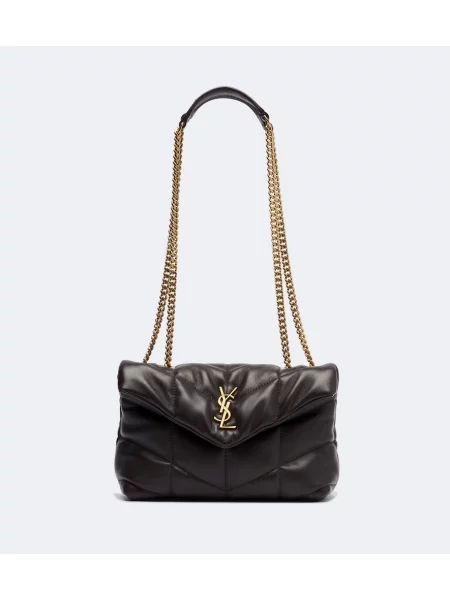 Geantă Saint Laurent din piele maro