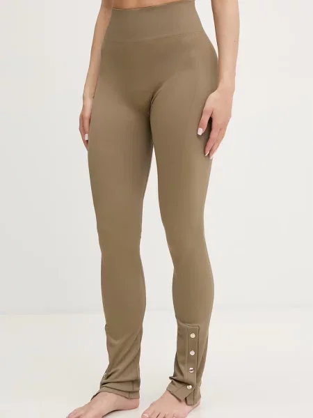 Casall legginsy Flare zielone