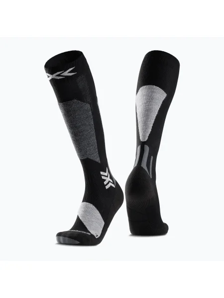 Lyžiarske ponožky X-Socks Ski Discover Otc x black/light grey čierna