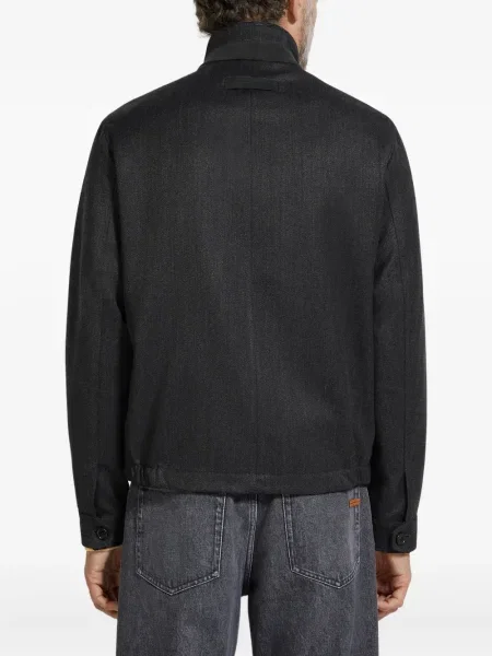 Вълнено яке Zegna черно