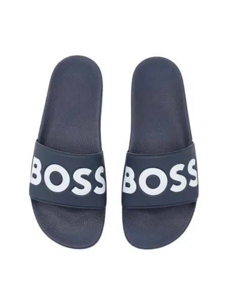 Trampki Boss z paskiem niebieskie