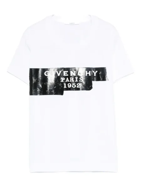 Tricou Givenchy cu imagine alb