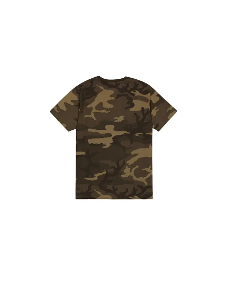 Alpha Industries tricou Basic bărbați cu model verde