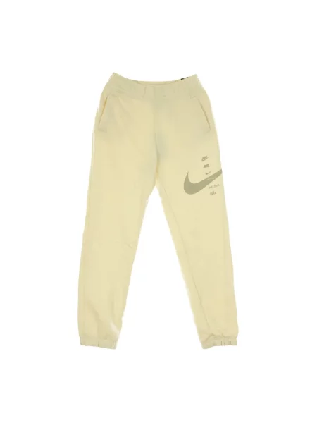 Spodnie dresowe Nike polarowe beżowe