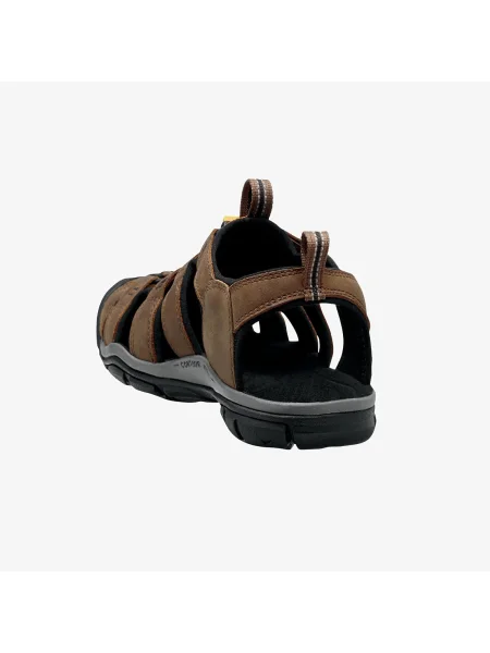 Trampki KEEN Clearwater Cnx Leather Dark Earth/ Black EUR czarne