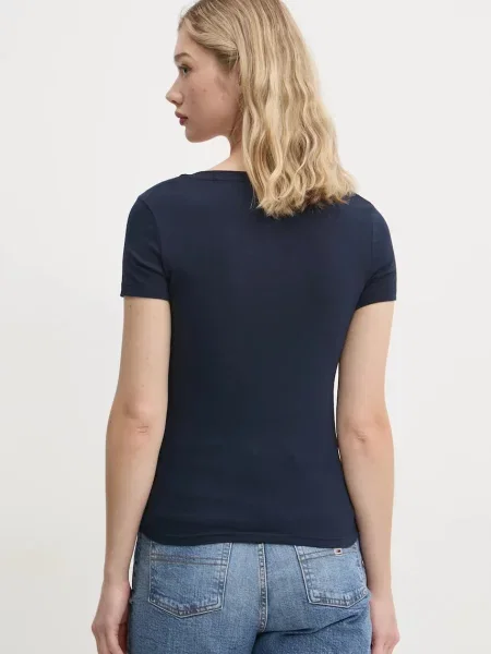 Tričko Tommy Jeans tmavomodrá