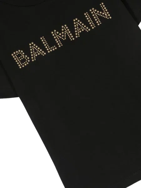 Koszulka dziecięca Balmain czarna