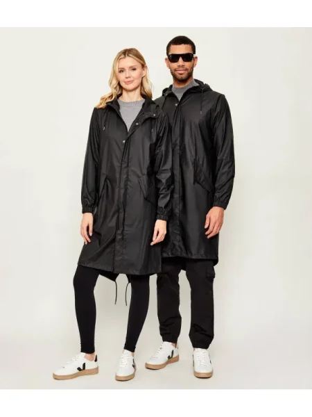 Rains Geacă parka W3 | Casual fit negru
