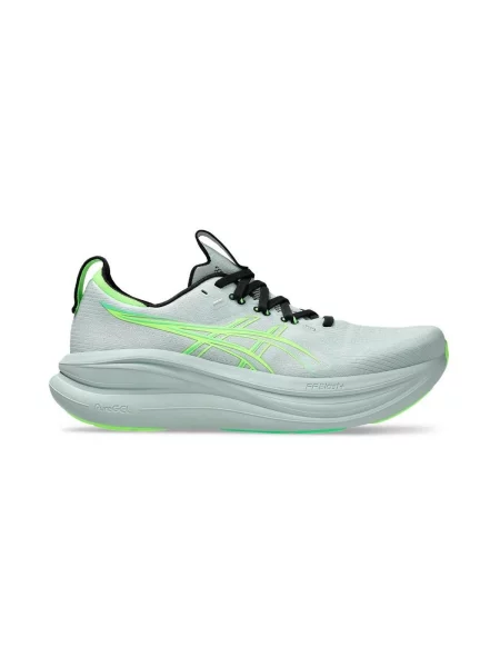 Běžecké boty ASICS Gel-Nimbus 28 cold moss/illuminate green černé