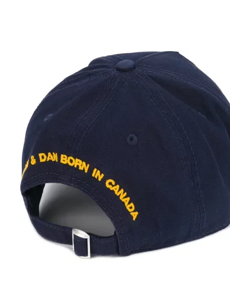 Czapka z daszkiem Dsquared2 niebieska