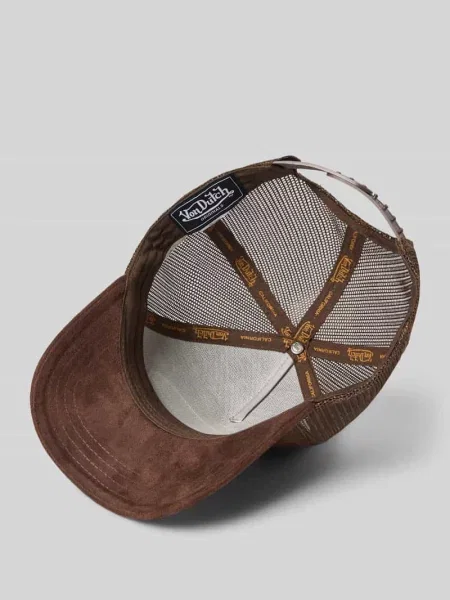 Czapka z daszkiem typu trucker z naszywką z logo model CASQUETTE' Von Dutch czarna
