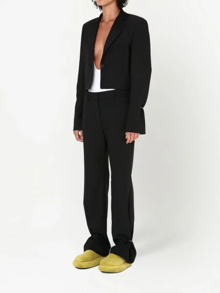 Švarkas Jw Anderson apkarpytas juoda