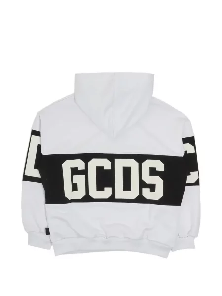 Dětska mikina s kapucí Gcds bílá
