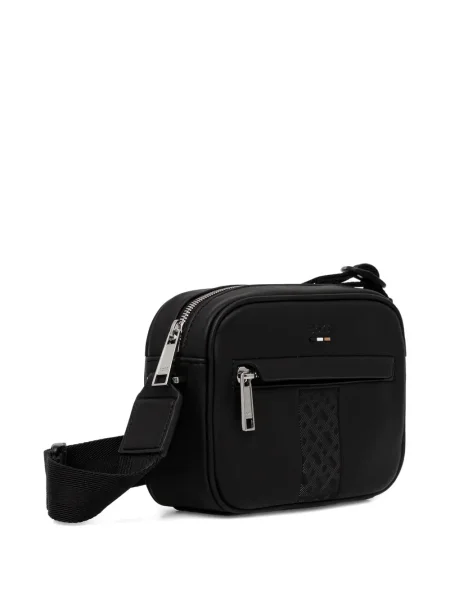 Geantă crossbody Boss cu autograf negru