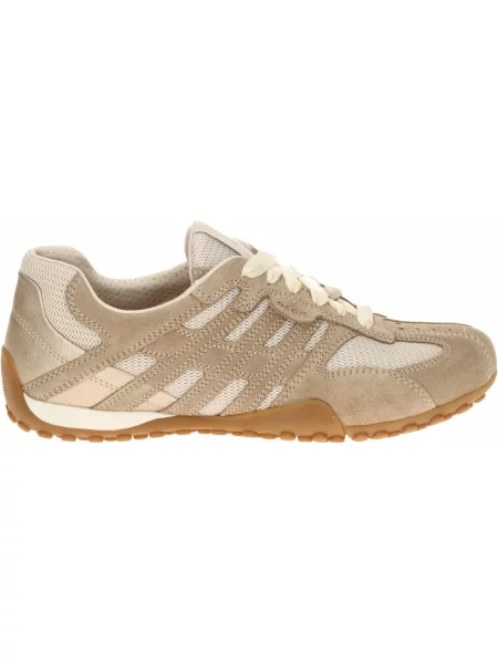 Sneakersy Xti skórzane w wężowy wzór beżowe