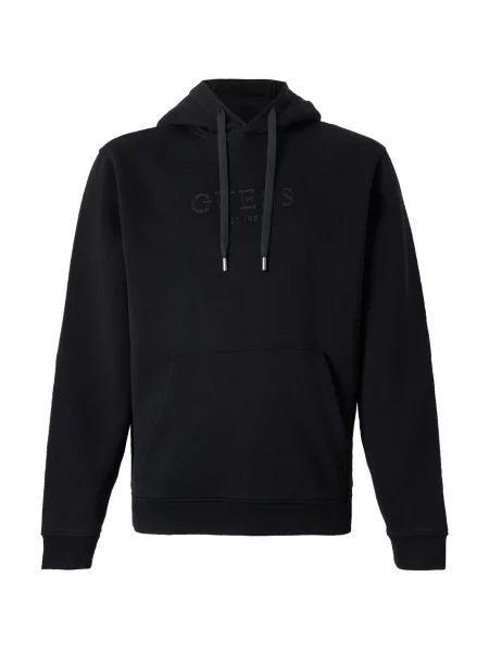 Palton Guess cu glugă negru
