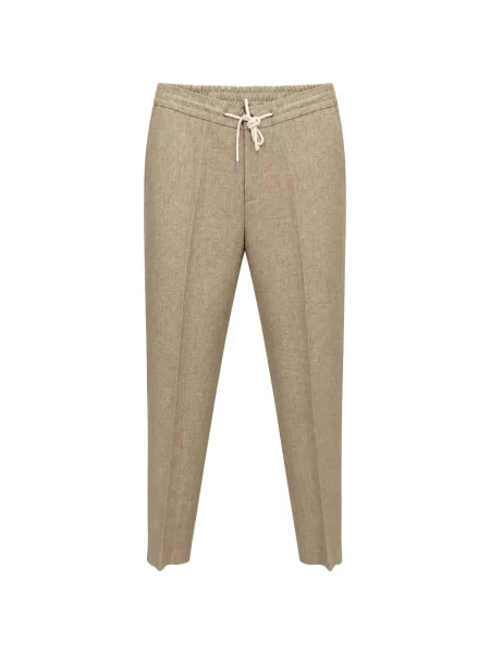 Pantaloni Tombolini conici cu cordon