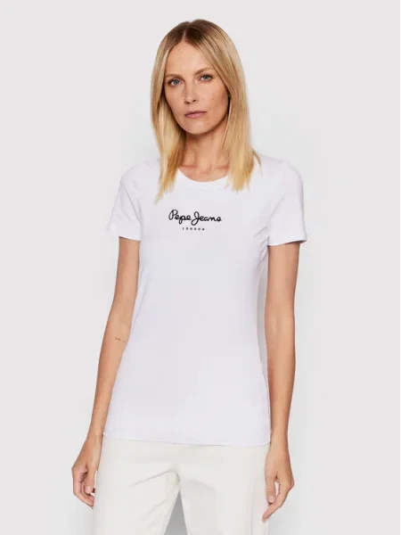 Pepe Jeans Póló New Virgina fehér