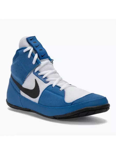 Buty zapaśnicze Nike Fury team royal/white/black białe