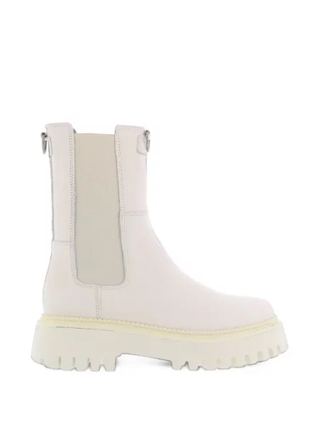 Botine chelsea Bronx chunky alb