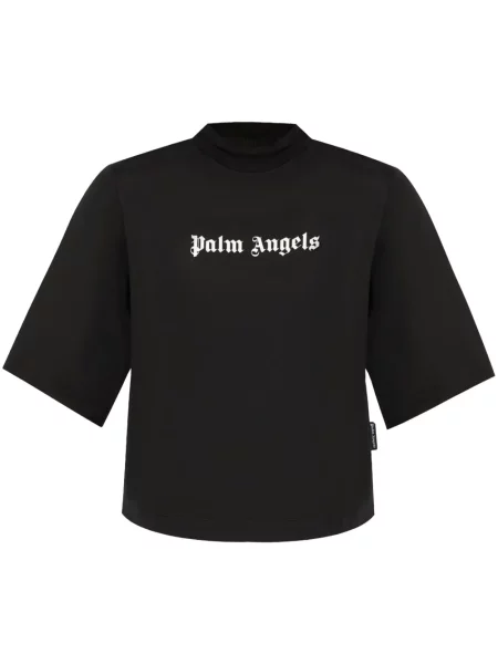 Tricou Palm Angels cu imagine negru