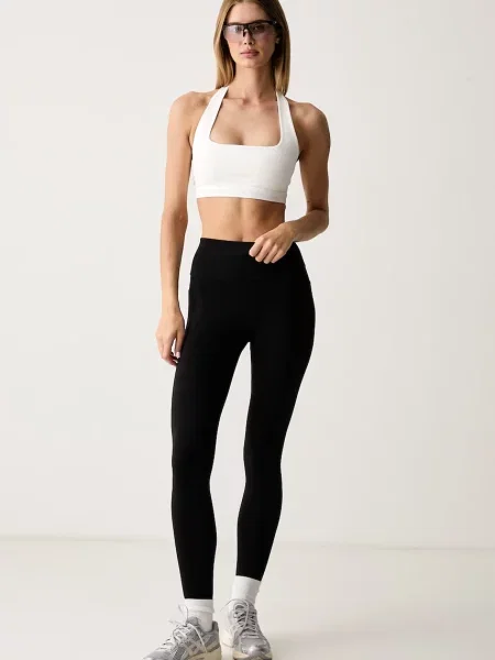 Le Privé športová podprsenka HALTER BRA biela