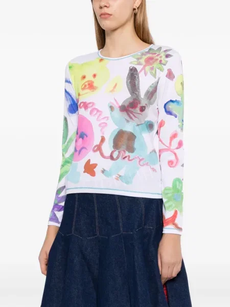 Tricou Chopova Lowena alb