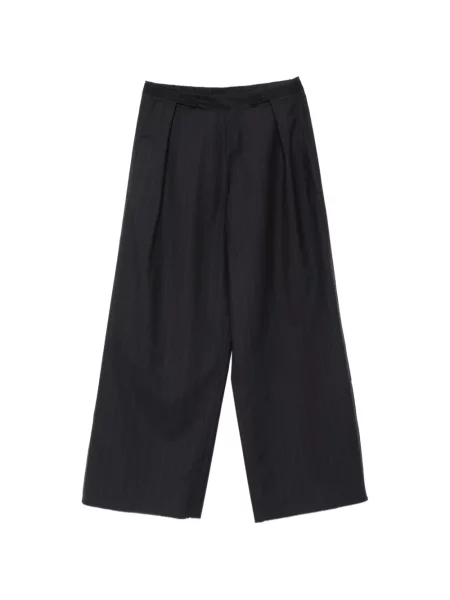 Pantaloni Francesca Marchisio albastru