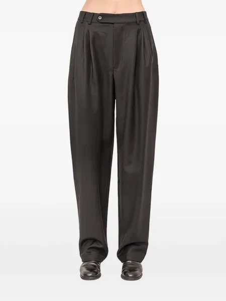 Plisirane hlače Andrea Ya'aqov crna