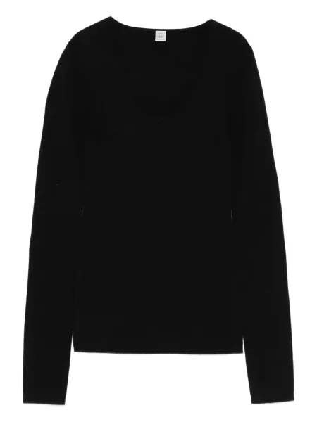 Pulover Toteme din lână merinos negru