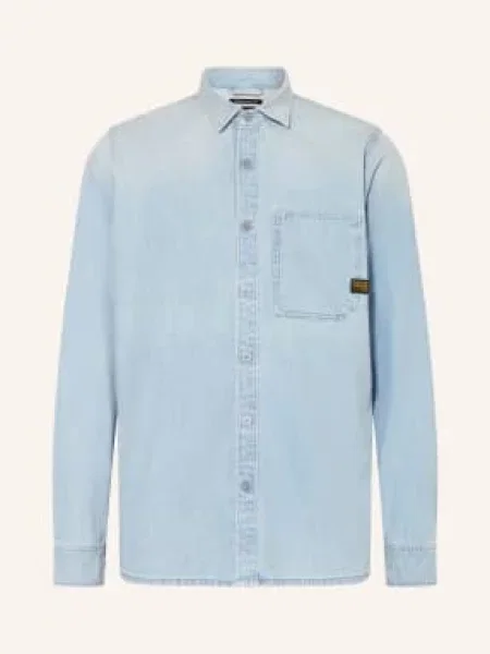 G-Star Džínová Košile Regular Fit tmavě modrá