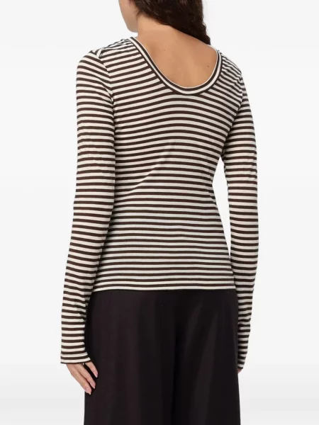 Lung tricou Tela maro